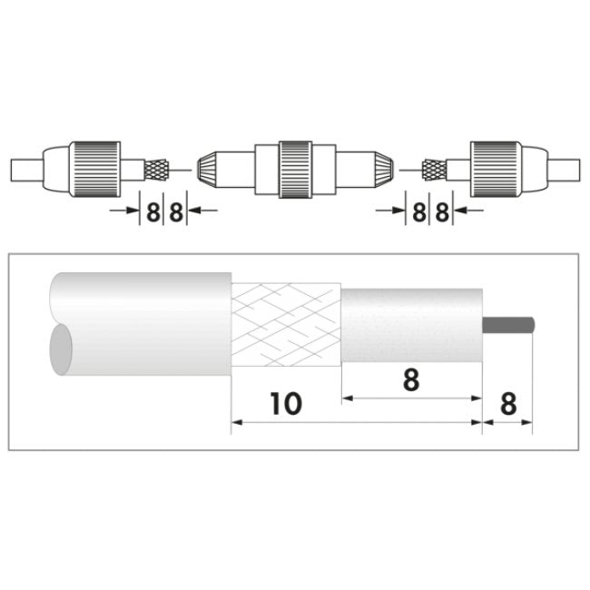 Schwaiger Kvb29 531 Conector Coaxial 1 Pieza(S)