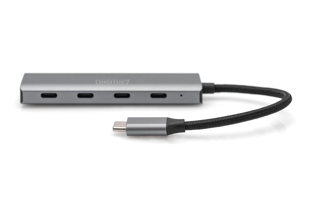 EAN 4016032485773 - Digitus DA-70246 hub de interfaz USB 3.2 Gen 1 (3.1 Gen 1) Type-C 5000 Mbit/s Gris imagen 4