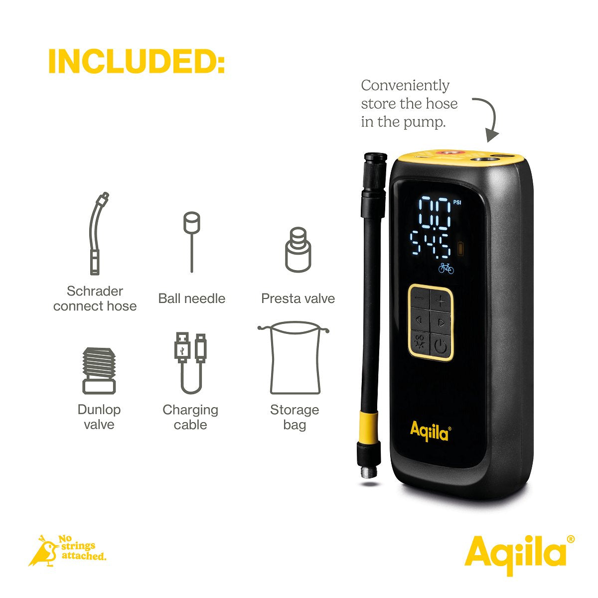 EAN 8716778932475 - Aqiila Airbird C4 bomba de aire eléctrica 10,3 bar 22 l/min imagen 6