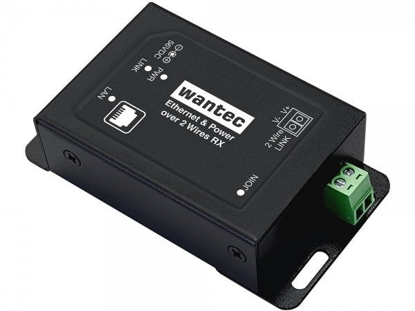 Adaptador Wantec 2wip E Poe Terminal De Tornillo Interruptor Lateral Transmisor