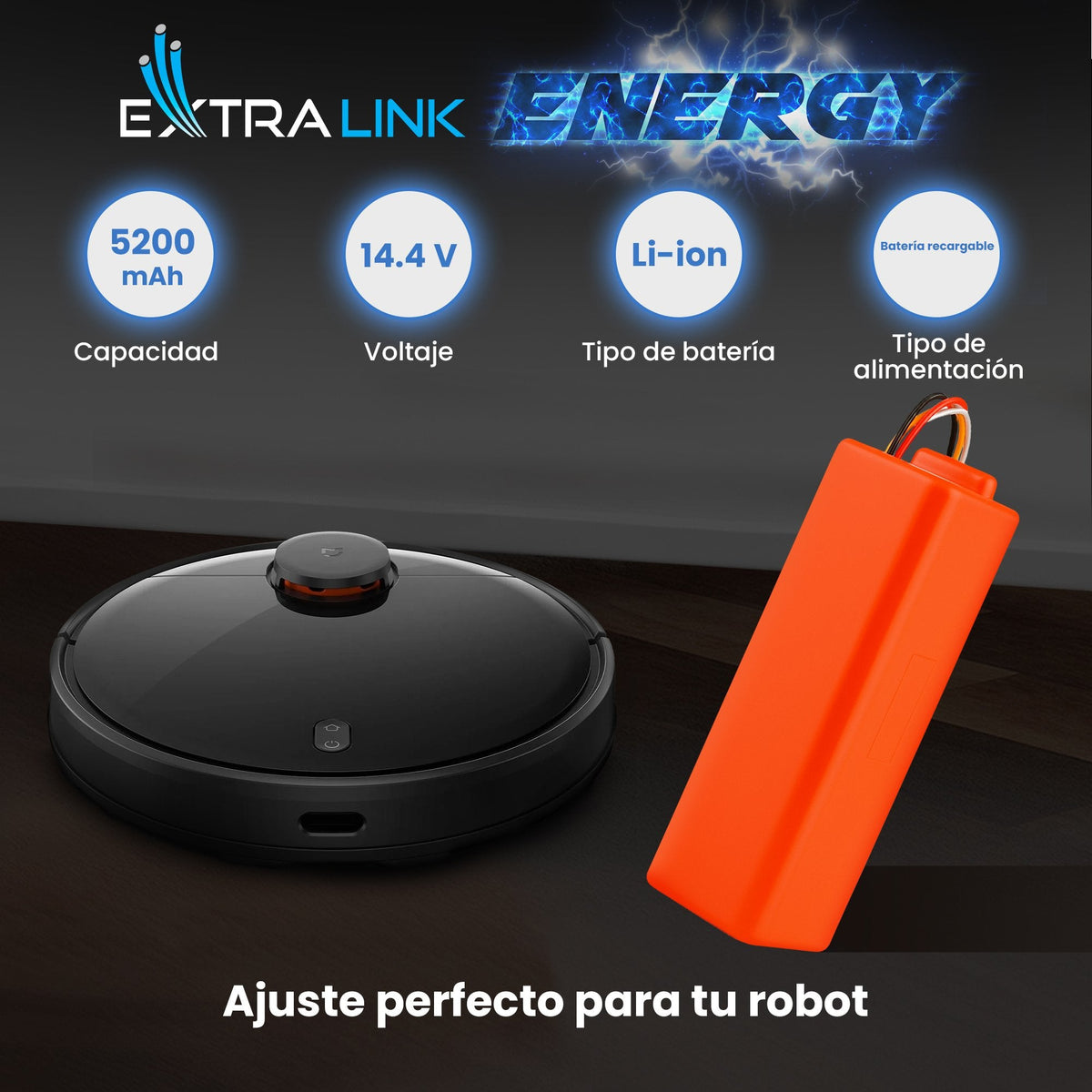 Xiaomi Mop P Mop Pro2 Pro 2pro Mjsts1 14.4v 2600mah