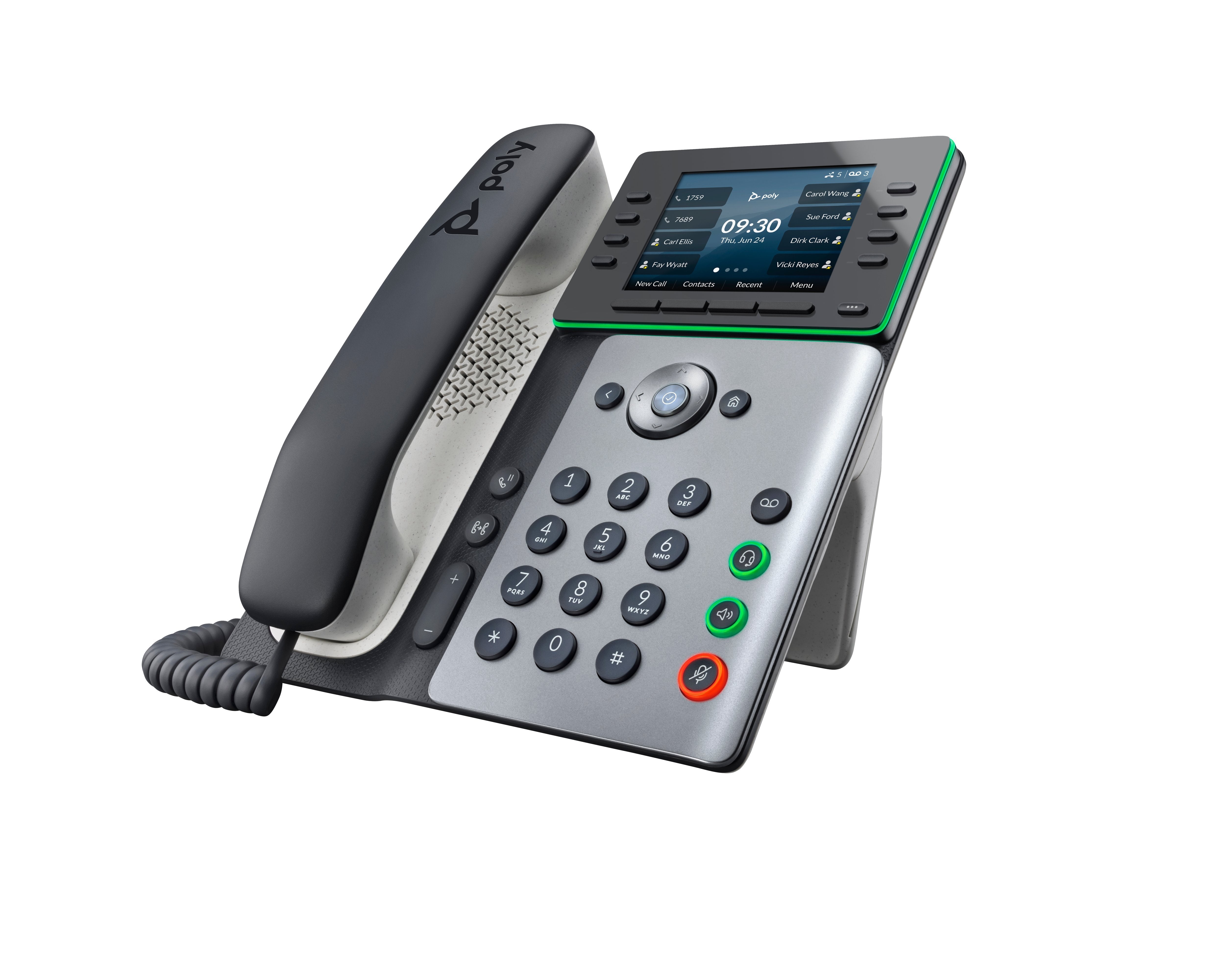 EAN 0197497341379 - Poly Edge E350 IP Phone and PoE-enabled teléfono IP Negro 8 líneas IPS Wifi imagen 10