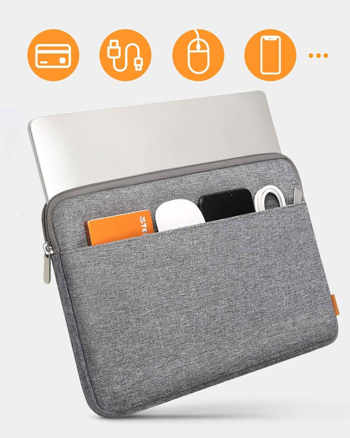 Inateck Laptoptasche 13,3" Zubehörtasche [Lb01005-13_gray]