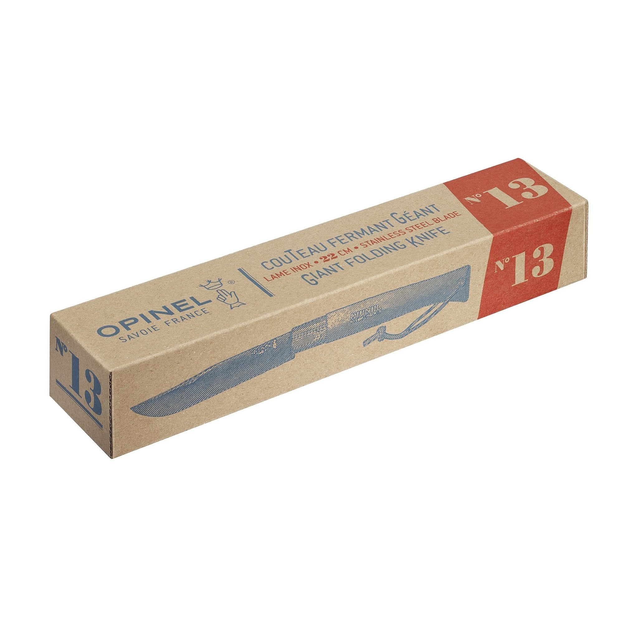 Opinel Giant Pocket Knife No. 13 Stainless Steel
