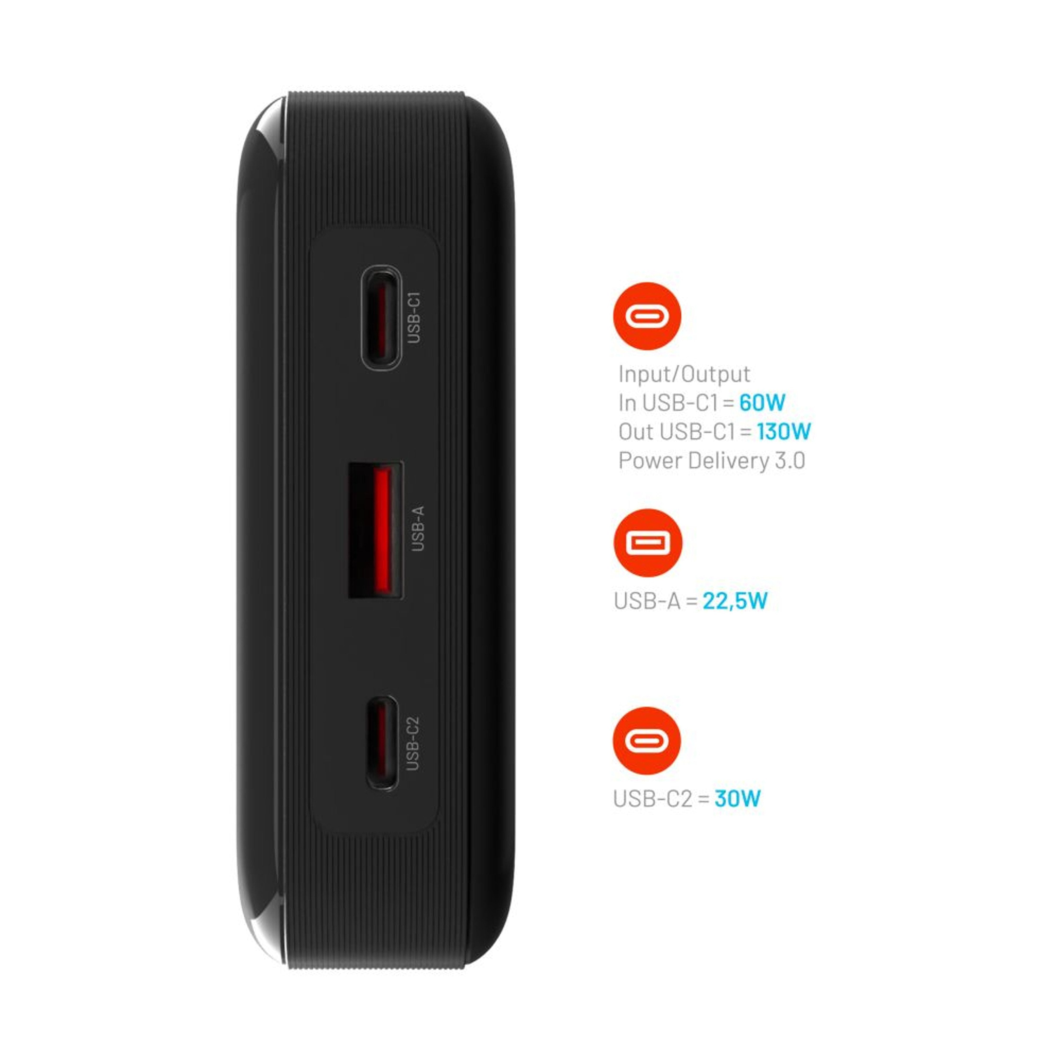 EAN 8591680161928 - FIXED FIXZENP-20-BK batería externa Polímero de litio 20000 mAh Negro imagen 6