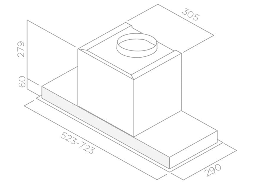 EAN 8020283036550 - Elica Hidden IX/A/90 Encastrada Acero inoxidable 475 m³/h imagen 3