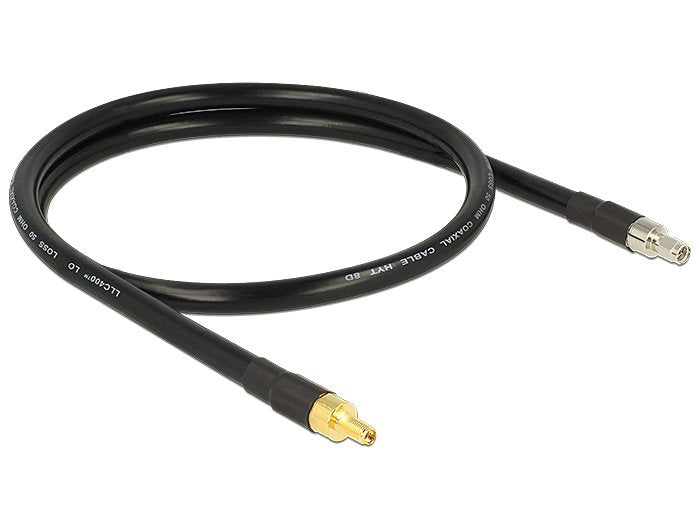 Delock 13005 Cable De Antena De Macho Sma > Hembra Sma Cfd400 Llc400 1 M De Baja Pérdida