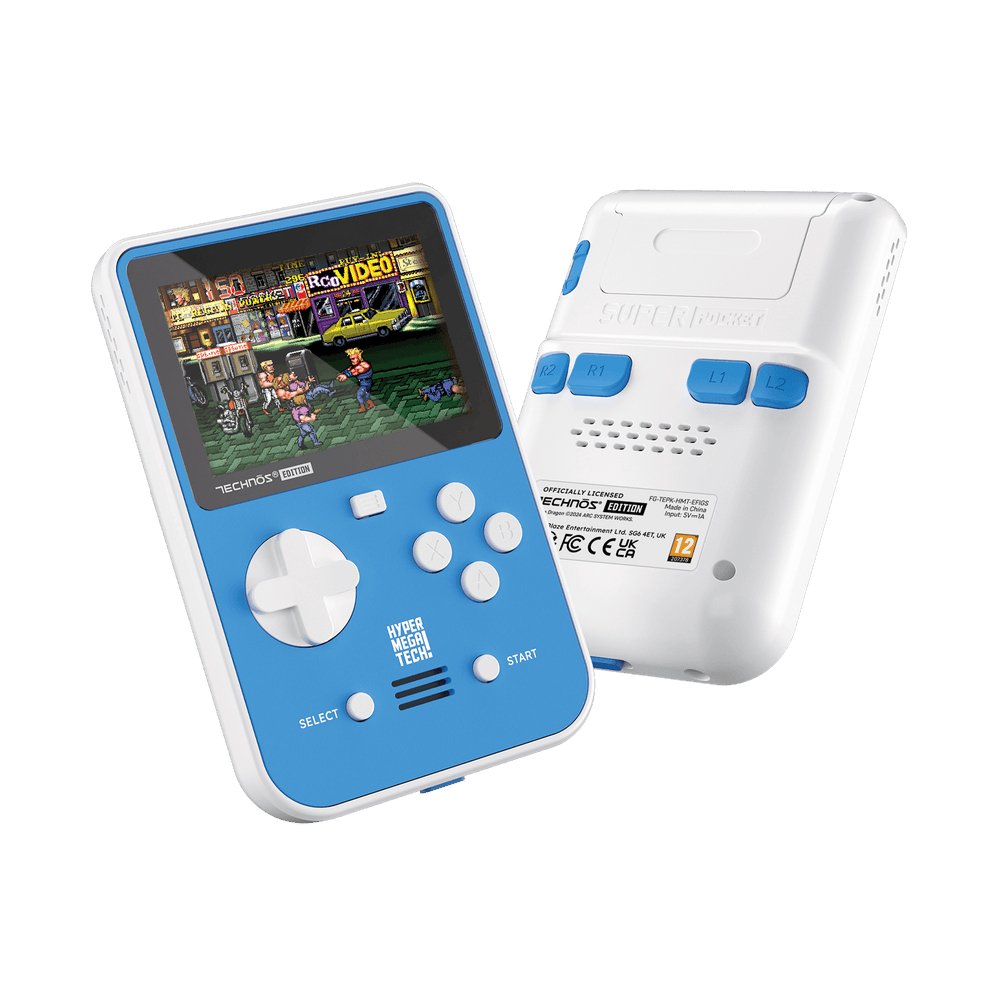 EAN 5060990240812 - Just for Games Super Pocket TECHNOS Edition videoconsola portátil 7,11 cm (2.8") Azul, Blanco imagen 3