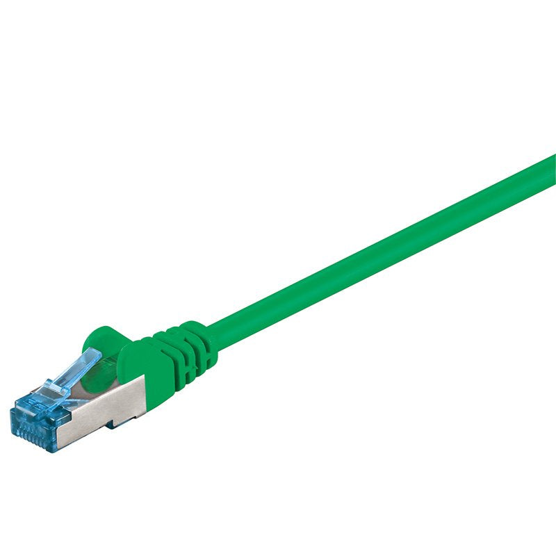 Latiguillo Cat 6a, S/Ftp, 15.00 M, Verde, Lszh