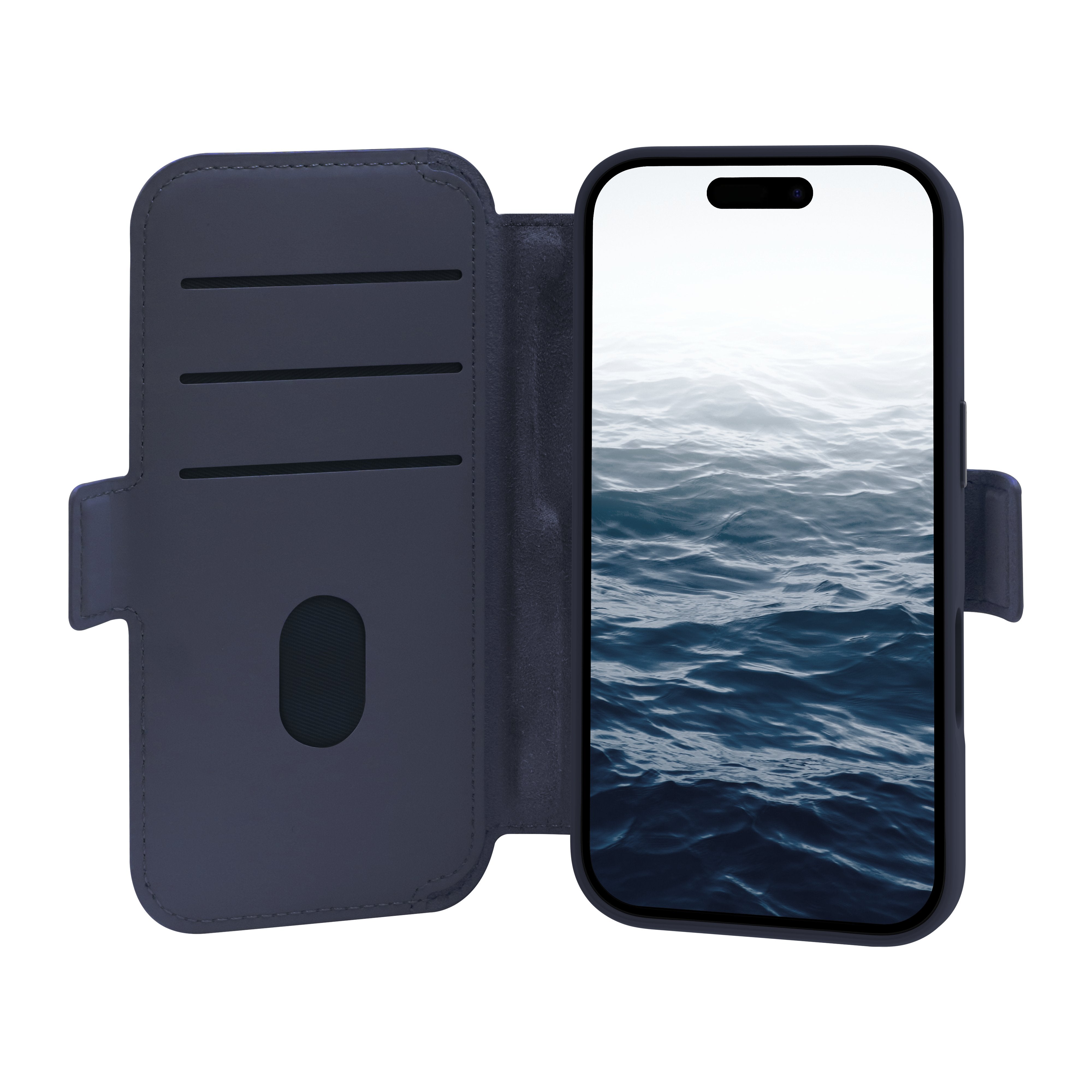 Dbramante1928 Lynge Funda Con Tapa Para Teléfono Móvil Compatibilidad Con Magsafe Agua Profunda