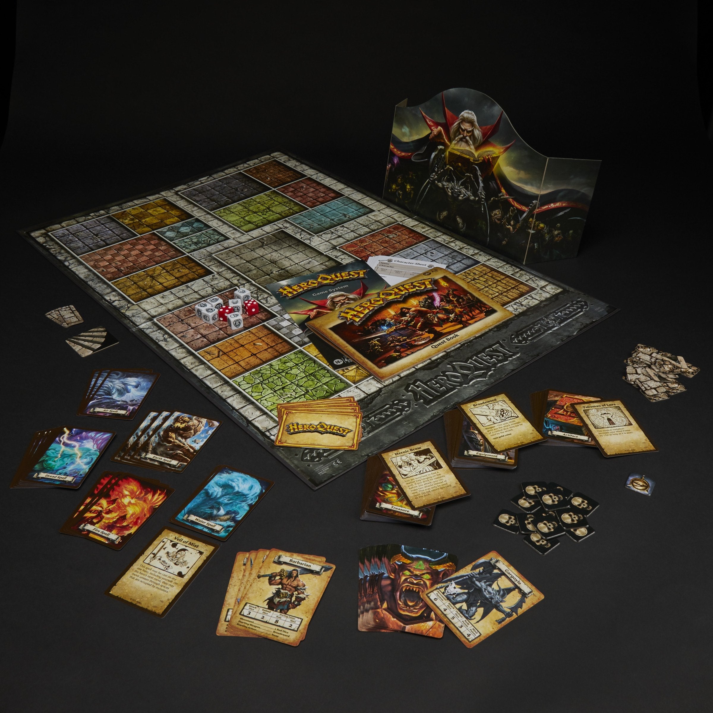 Juego De Mesa Heroquest Aventuras En Mazmorras Avalon Hill Espaol