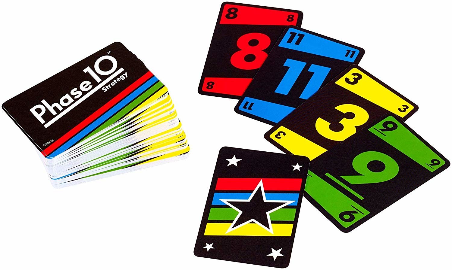 Mattel Games Fase 10 Estrategia Brett Game Ftb29