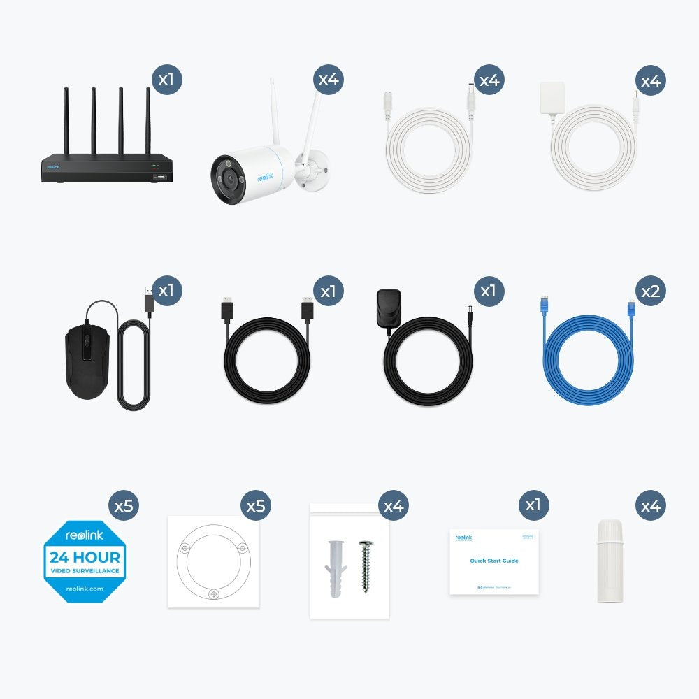 Reolink Nvs12-8mb4w Wifi System