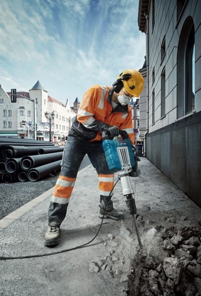 EAN 4059952545592 - Bosch GSH 14 C Professional 1950 RPM 14,6 kg Negro, Azul imagen 4