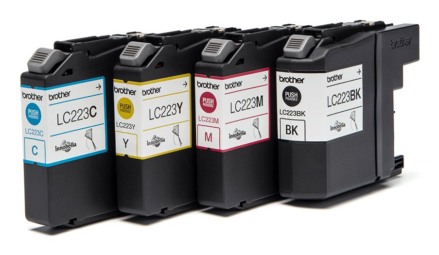 Pack Cartuchos Tinta Brother Lc223valbp Negro Cian Magenta Amarillo 550 Paginas