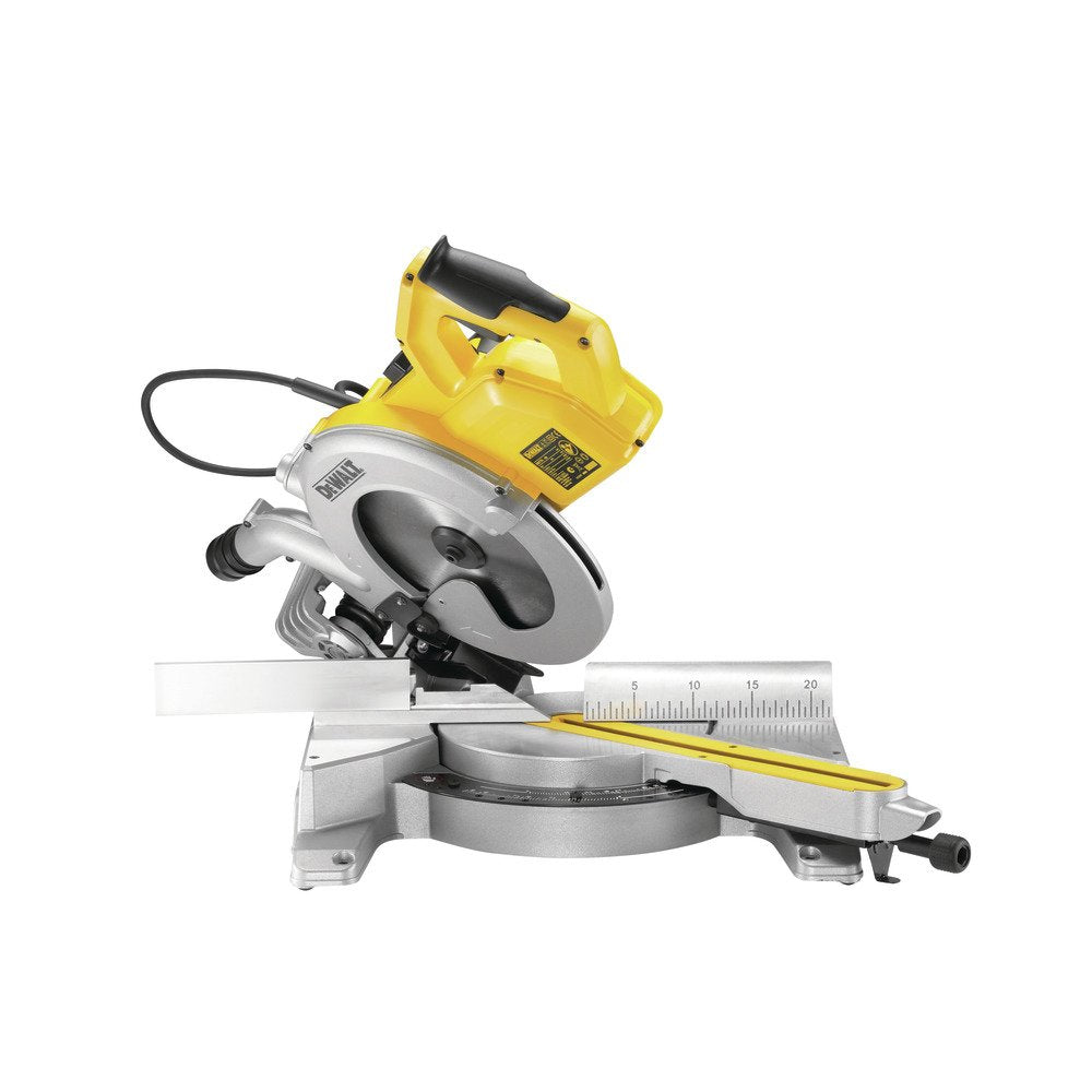 Sierra Dewalt Dws778-Qs Ingletadora 4300 Rpm 1850 W, Sierras De Corte A Inglete Y A Bisel Amarillo, 4300 Rpm, 50°, 50°, 305 X 85 Mm, 215 X 85 Mm, 215 X 85 Mm