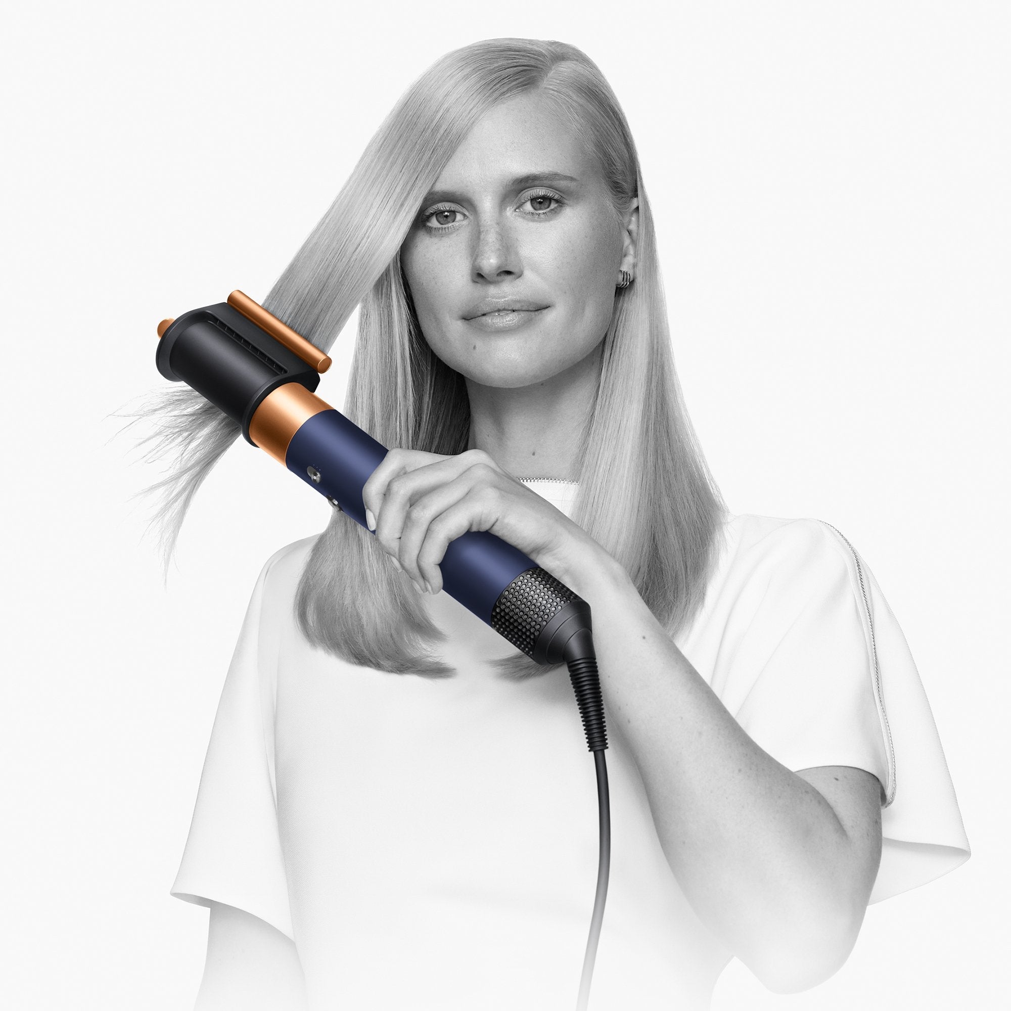 Rizador Y Peinador Dyson Airwrap Complete Long Volumise Azul