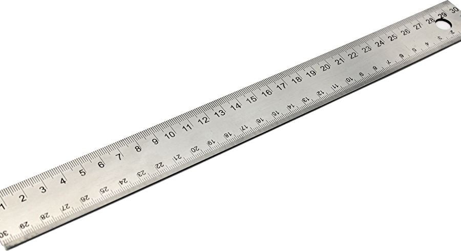 Wedo Mahllineal Con Korkrücken 30 Cm Schneidelineal