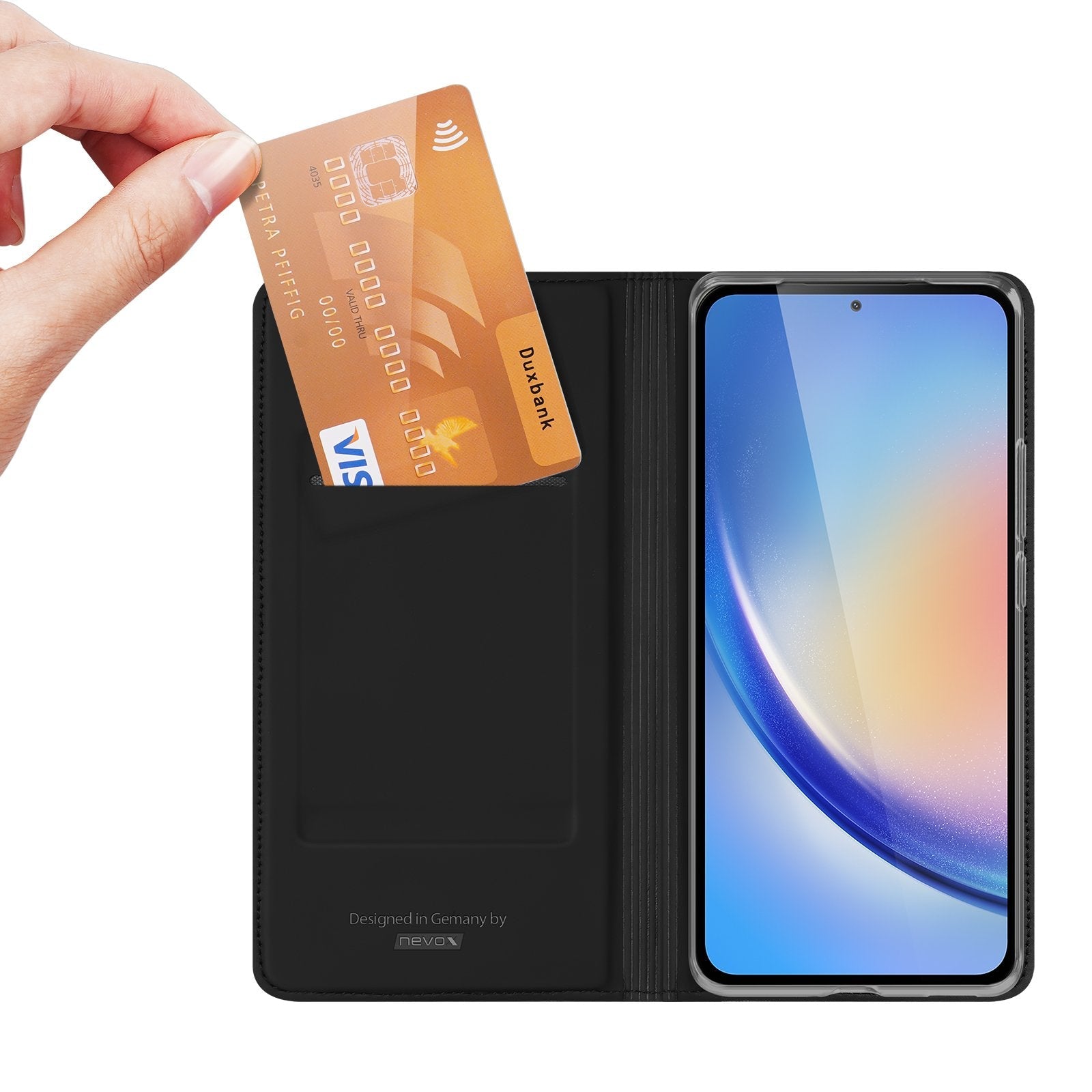 Funda Nevox Vario Series Samsung Galaxy A35 5g  Negro