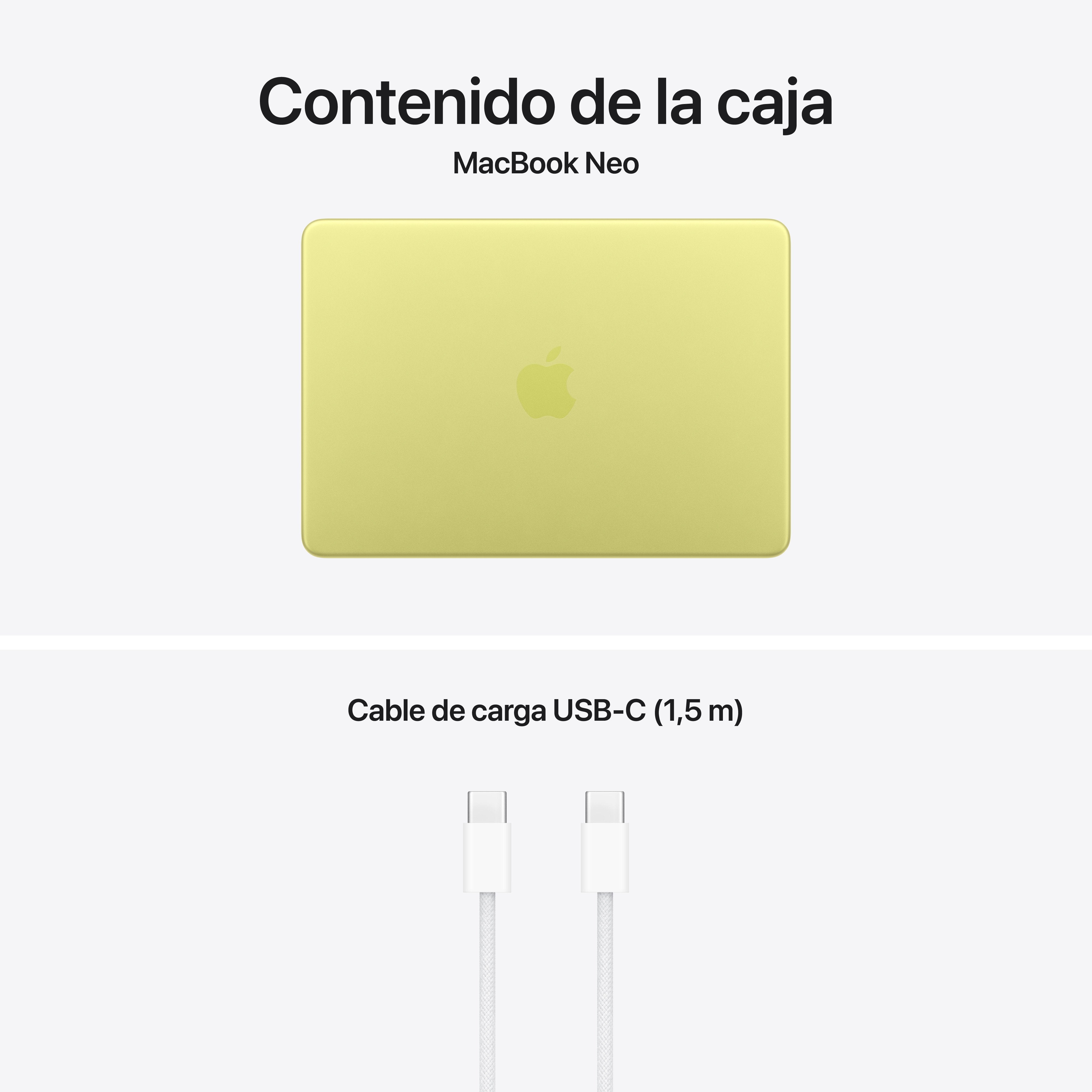 Apple Macbook Neo 13' A18 Pro 6-Core Cpu 8gb 256gb Ssd 5-Core Gpu Citrus