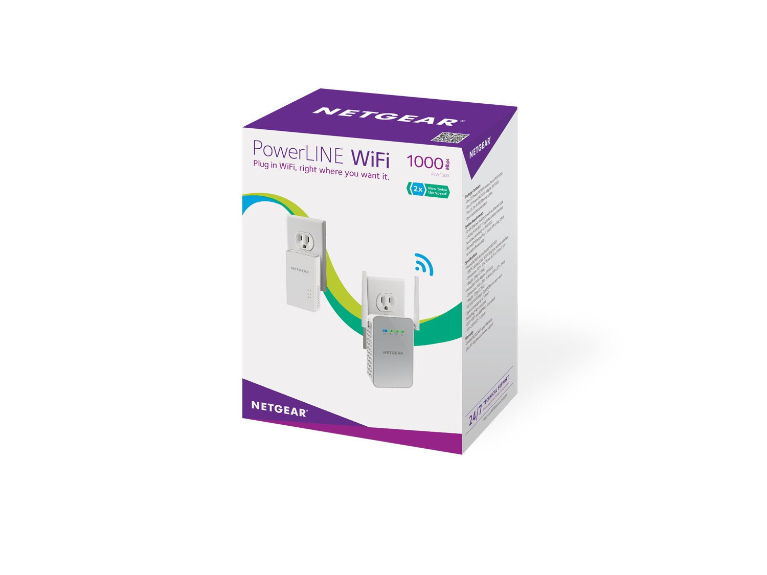 EAN 0606449109863 - NETGEAR PLW1000 1000 Mbit/s Ethernet Wifi Blanco imagen 8