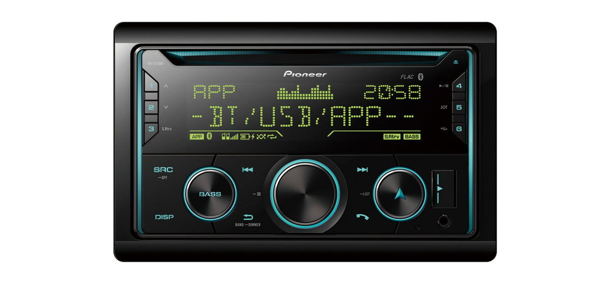 Pioneer Fh-S720bt - Negro - 2 Din - 200 W - 4.0 Canales - 50 - Cd - Cd-R