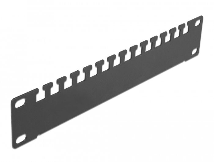 Delock 10? Cableabfangschiene 1 He Schwarz
