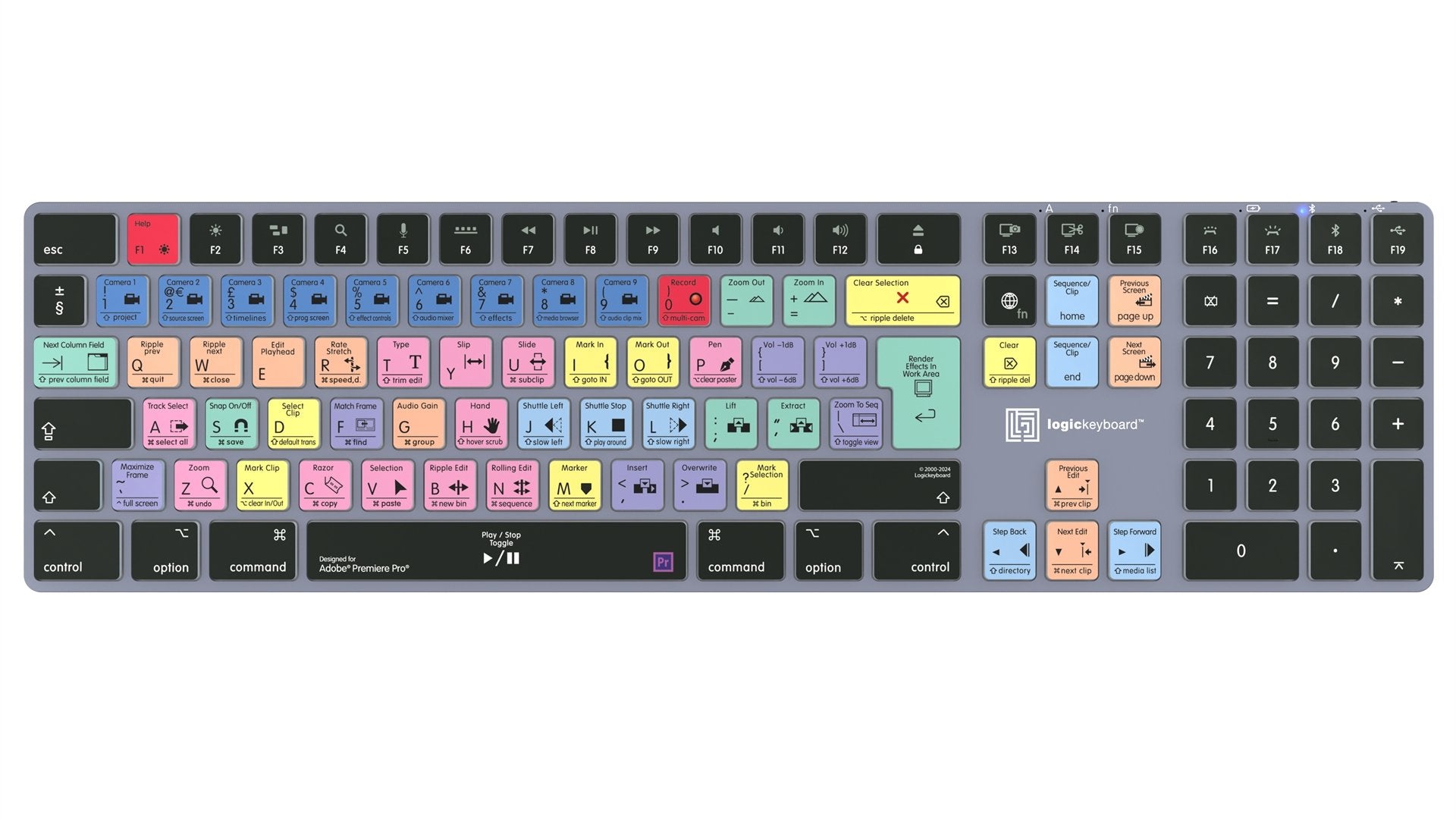 Logickeyboard Adobe Premiere Pro Cc Titan Uk (Mac)