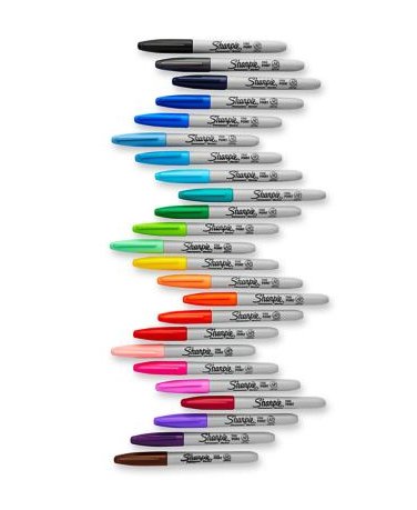 Juego De Rotuladores Permanentes Sharpie Fine Color Burst - 24 Colores