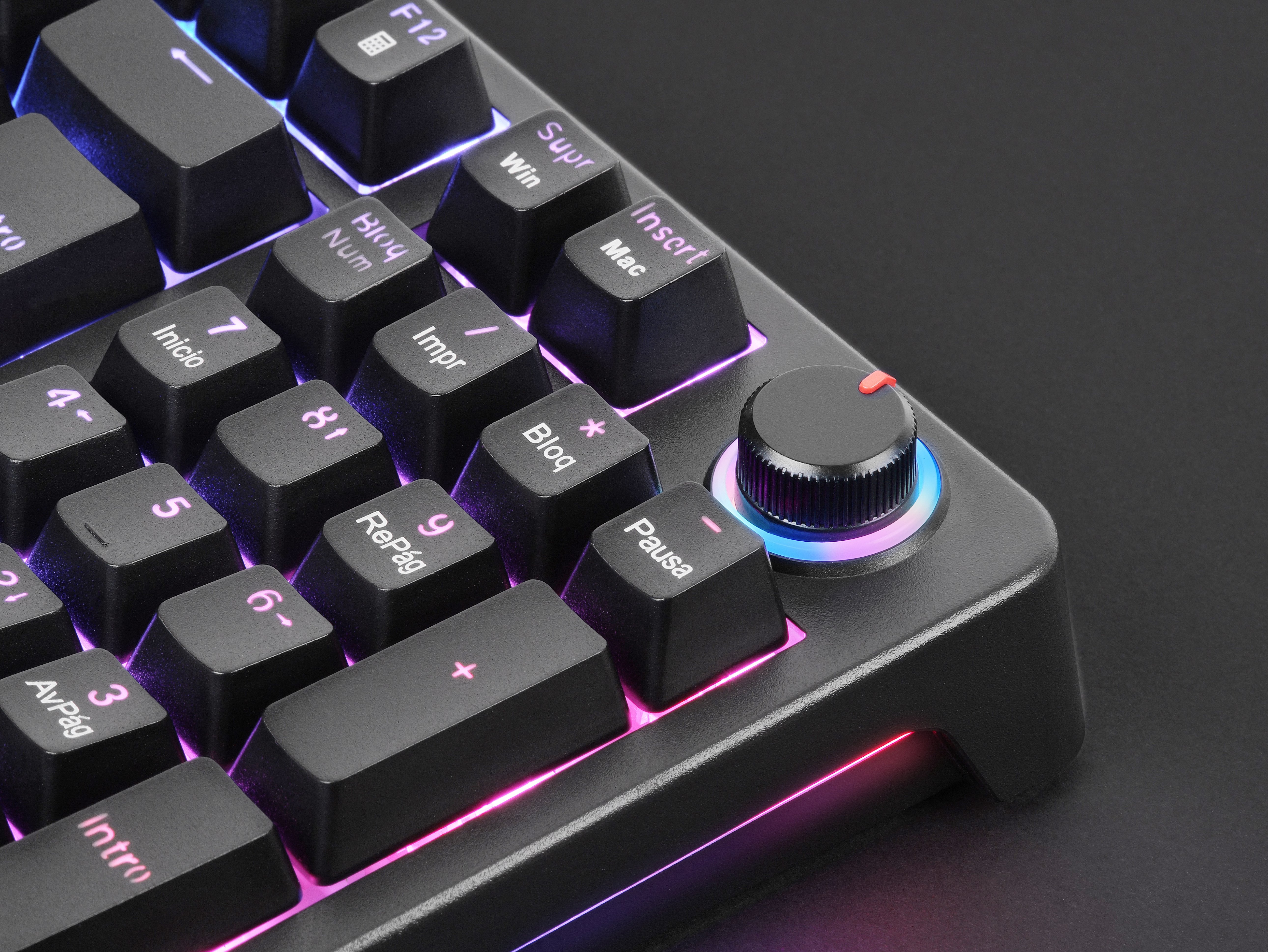 EAN 8435693110316 - Mars Gaming MKPROBES teclado Juego USB QWERTY Español Negro imagen 3