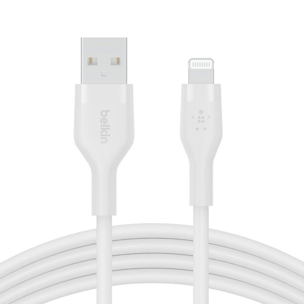 Usb-A To Ltg_silicon 3m White
