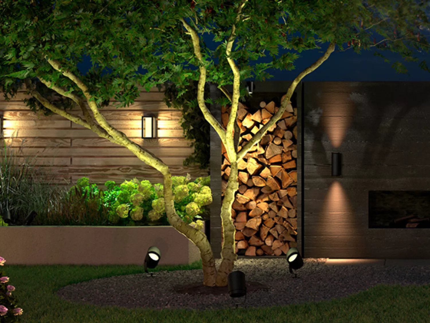 Philips Hue White And Color Ambiance Foco Para Exteriores Lily Xl