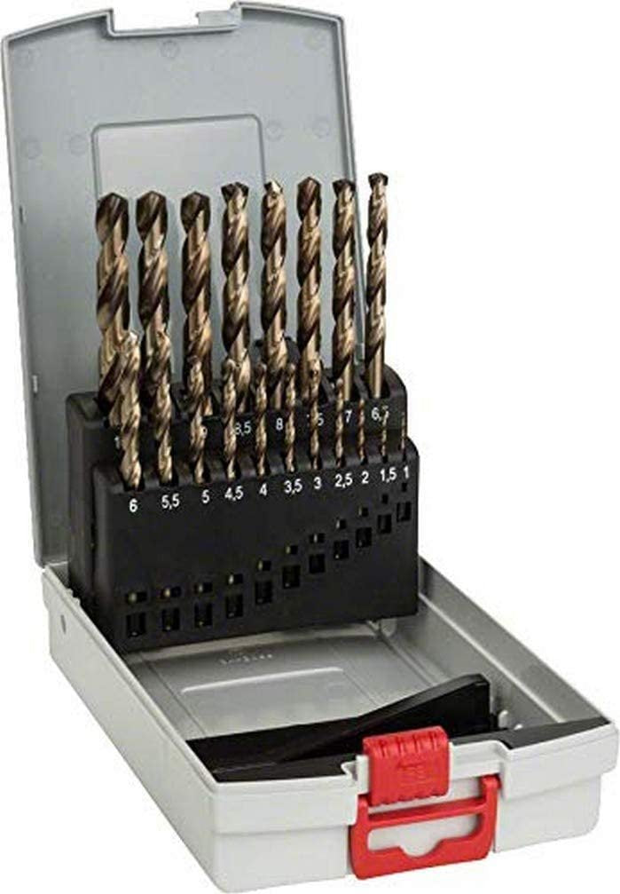 Juego De Brocas Bosch Hss Cobalt 19 Uds.
