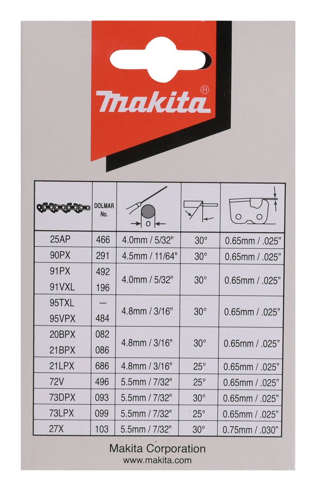 Makita Saegekette 40cm 1,3mm 3/8 Hm