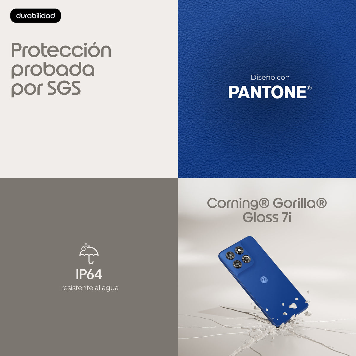 Smartphone Motorola Moto G37 5g 4 Gb 256 Gb 6,67" Dual Sim Azul Nautical Blue