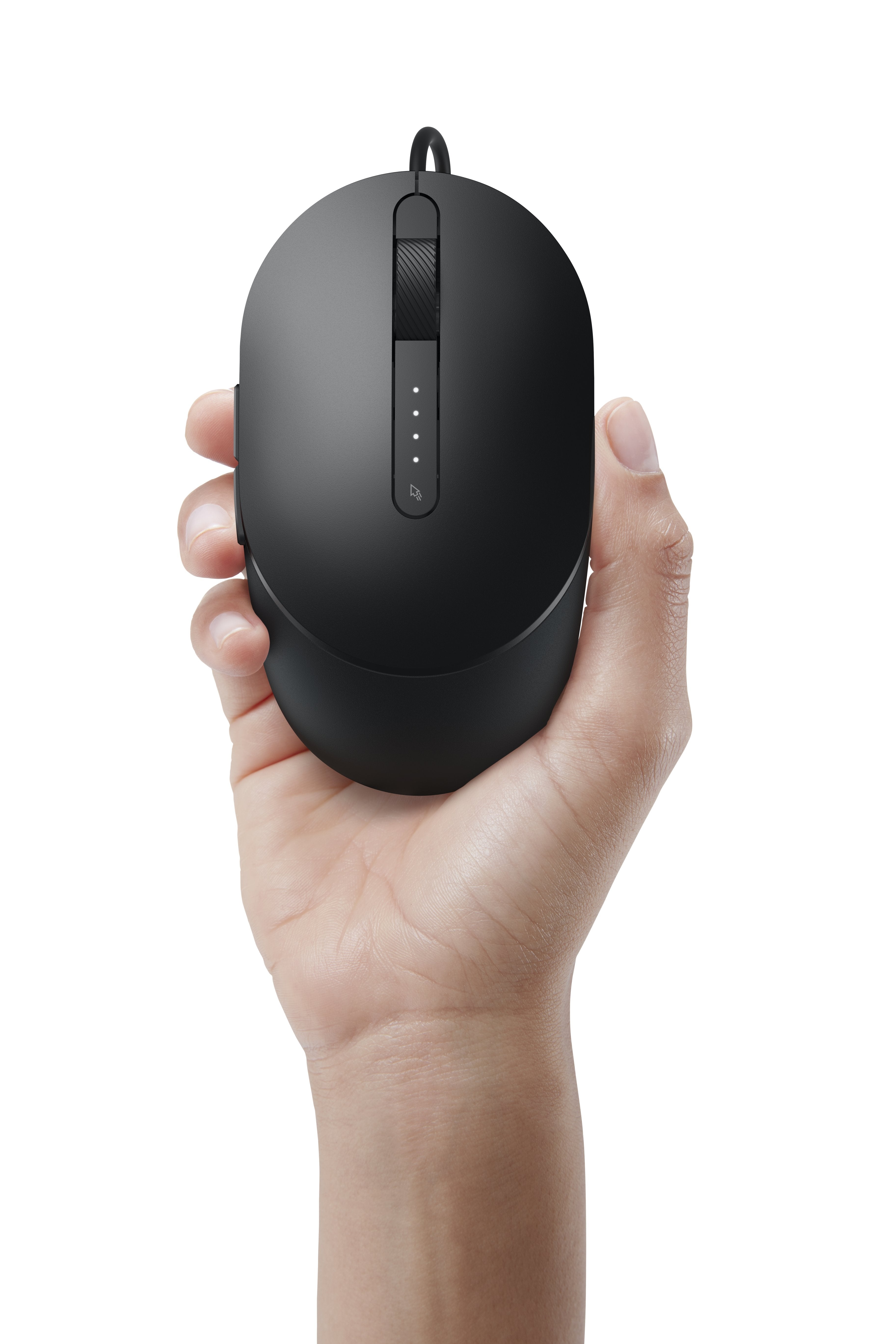 Dell Raton Con Cable Laser - Ms3220, Negro