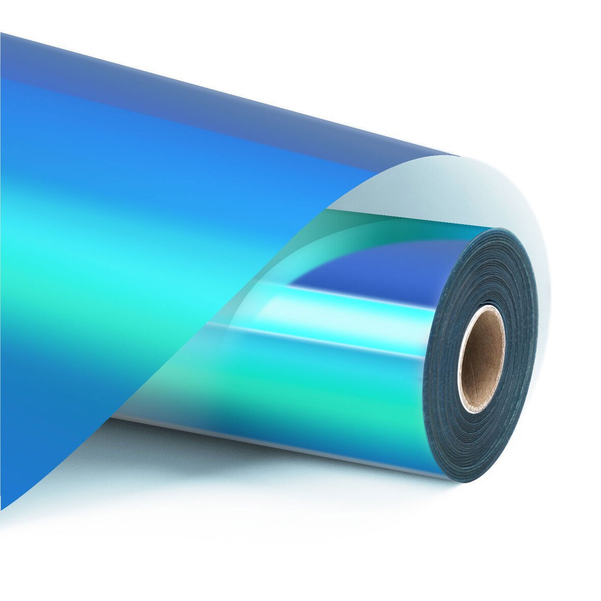 Loklik Permanent Adhesive Vinyl Holographic - Aqua Blue