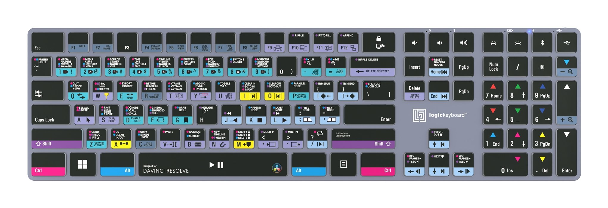 Logickeyboard Davinci Resolve Classic Titan Uk (Pc)