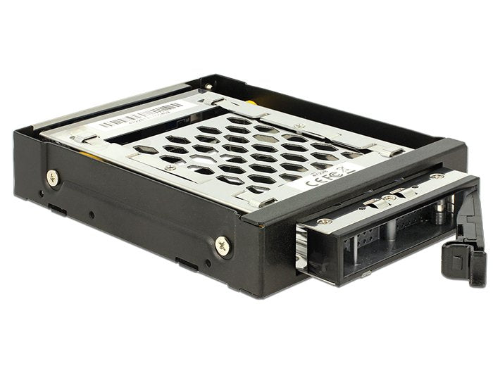 Delock 47228 Bastidor Móvil De 3.5" Para 1 Unidad De Estado Sólido O 1 Unidad De Disco Duro Sata/Sas De 2.5? Con Protección Contra La Vibración