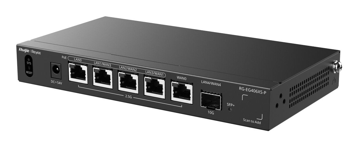 EAN 6976915005116 - Ruijie Networks RG-EG406XS-P router 2.5 Gigabit Ethernet Negro imagen 3