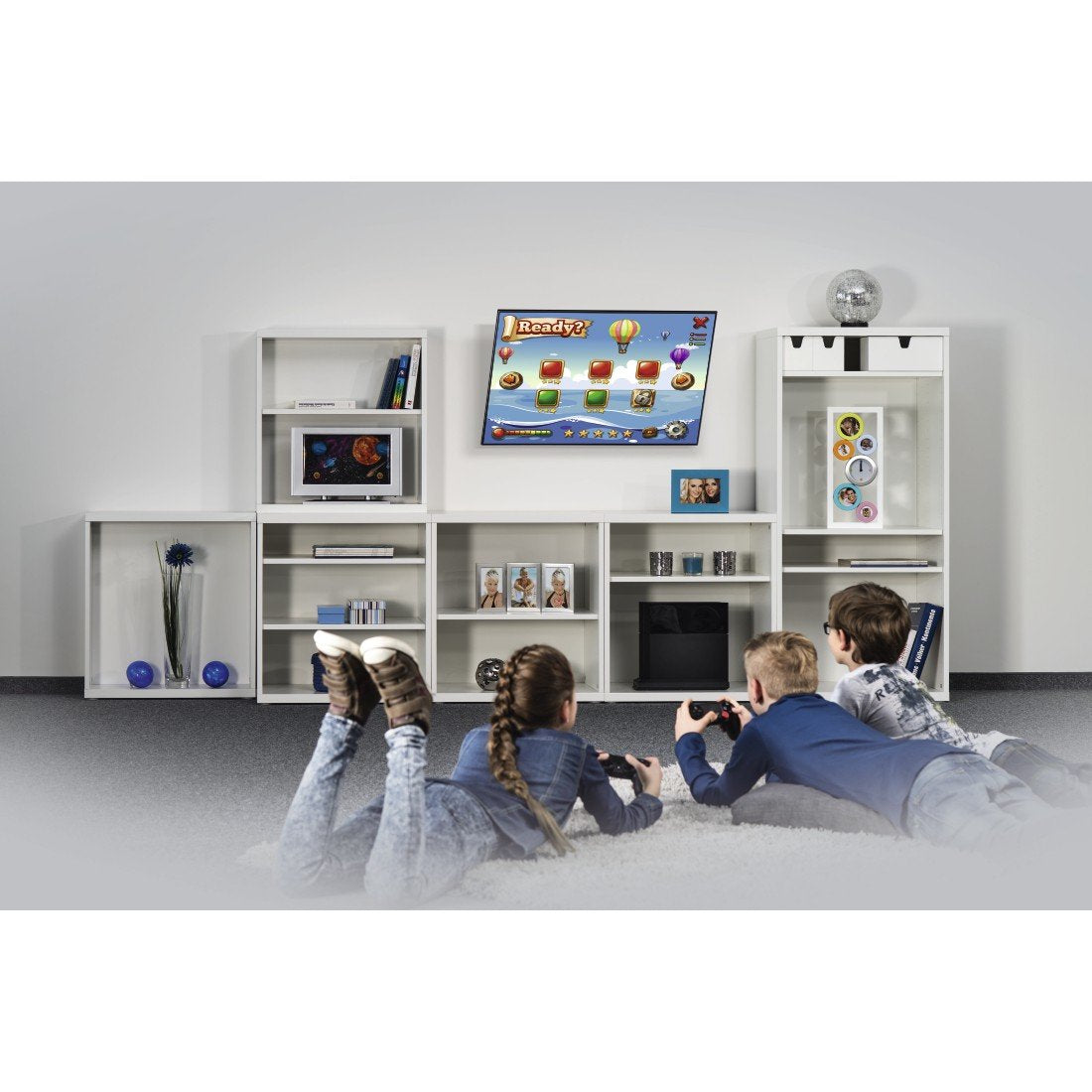 Hama Tilt Tv Wall Bracket Black / Soporte De Pared Para Tv De 19" A 48"