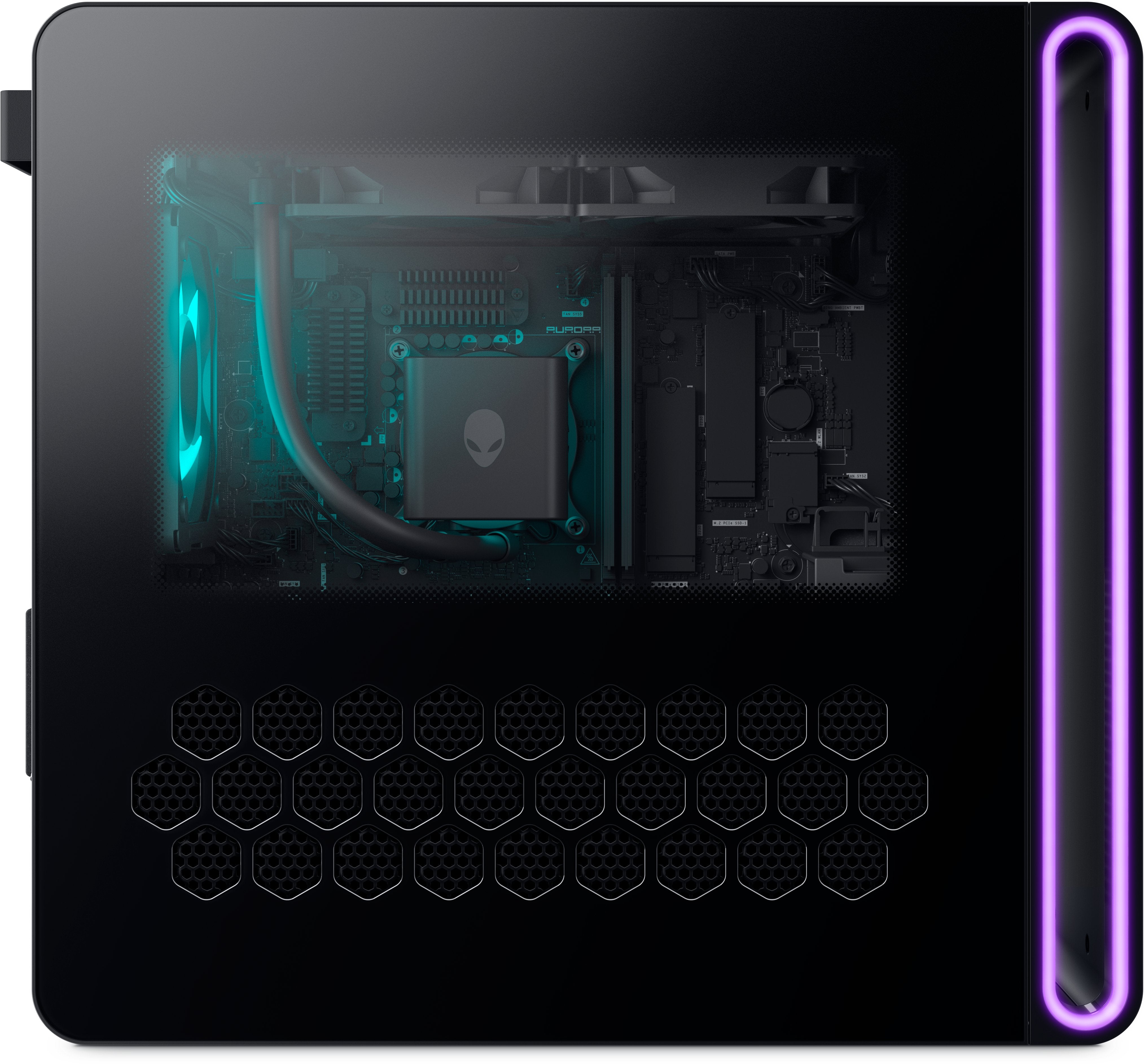 Alienware Aurora Act1250, Pc Para Juegos Negro, Windows 11 Home 1j3n5