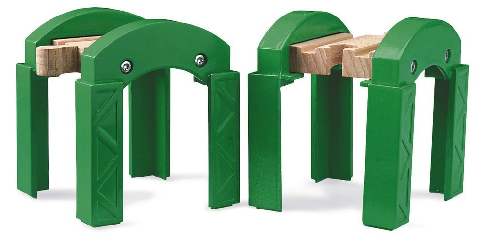 Sistema De Puentes Apilables Mundiales De Brio World, Ferrocarril Grün/Braun 33253