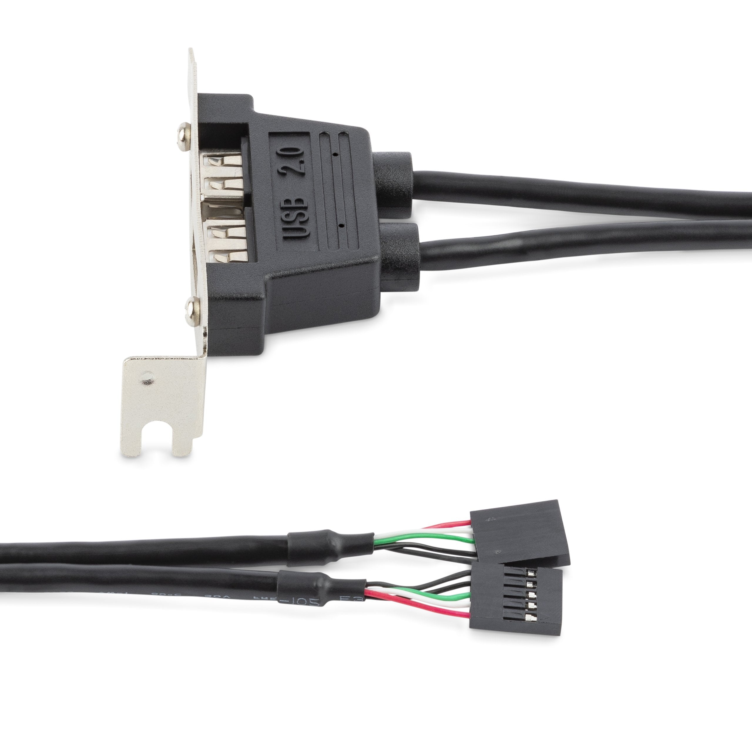 Startech Bracket Perfil Bajo 2puertos Usb 2.0