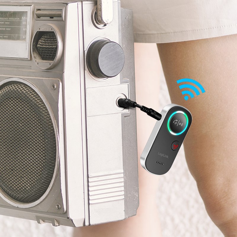 Logilink Bluetooth 5.4, 3d-Audioempfänger, Negro