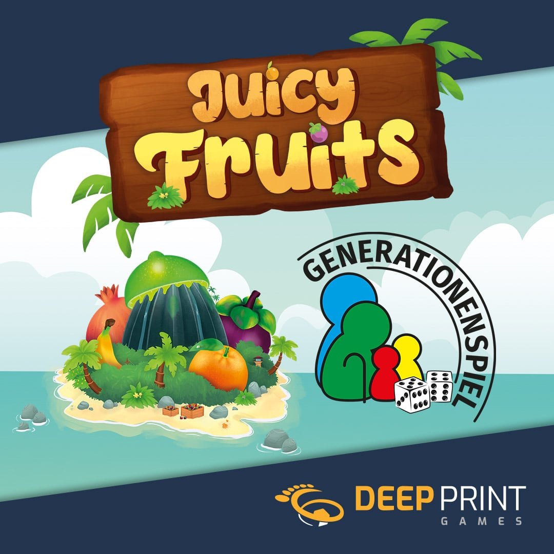 Pegasus Deep Print Games: Juicy Fruits, Juego De Mesa 57802g