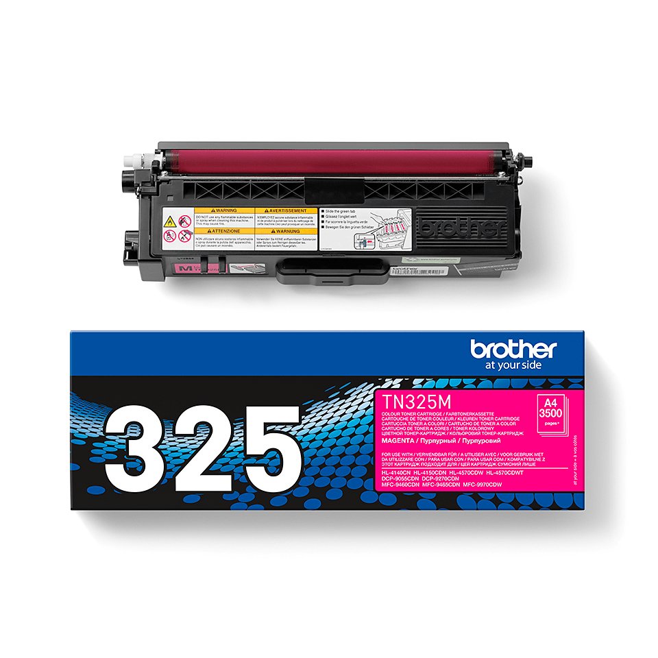 EAN 4977766679404 - Brother TN-325M cartucho de tóner 1 pieza(s) Original Magenta imagen 4