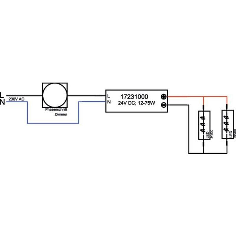 Brumberg 17231000 Netzgerät Rechte. Ws Phase 75w 24v
