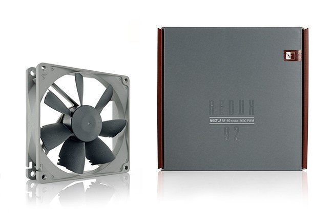 Noctua Nf-B9 Redux-1600 Pwm Ventilador 9,2 Cm Negro, Gris