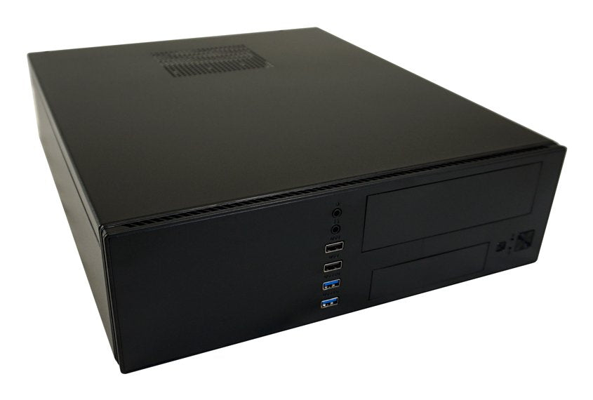 Gehäuse Microjoower Matx 1406mb-400tf Usb-C Usb-A Hd Audio Mit Netzteil